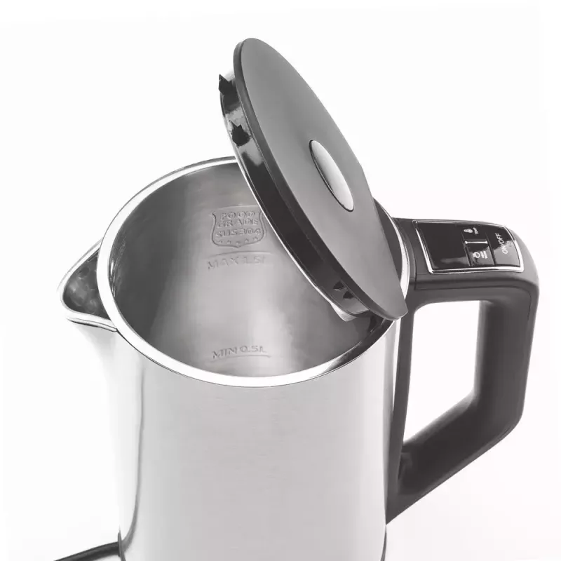 Elektrinis virdulys GASTROBACK Design Cool Touch 1,5 L 2200 W, nerūdijantis plienas / juoda