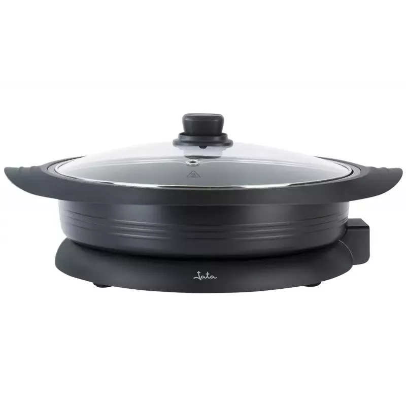 Elektrinė paeljos keptuvė Jata PE640 — apvali, 340 mm vidinis skersmuo, korėta neprideganti danga, 1600 W, 230 V