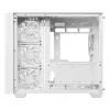 PC Tower Case DeepCool CG530U 4F White — maitinimo šaltinis gale, palaiko 3x120 mm šoninius + 1x120 mm galinį ventiliatorius, 120/140 mm ventiliatorių tvirtinimo vietos, 2,5 col. ir 3,5 col. HDD