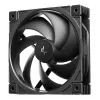 Kompiuterio korpuso ventiliatorius DeepCool FD12 V2 120 mm juodas, 500–2500 RPM, hidraulinis guolis, 4 vnt.