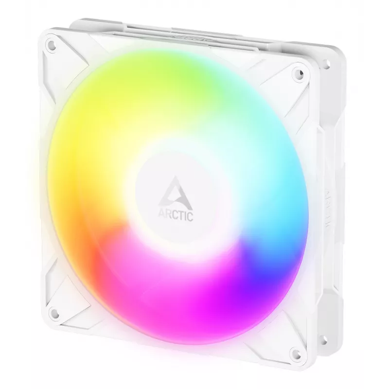 ARCTIC Freezer P14 Pro Reverse A-RGB (White) - 3 Pack - 140 mm A-RGB PWM ventiliatorius su kabelių skirstytuvu