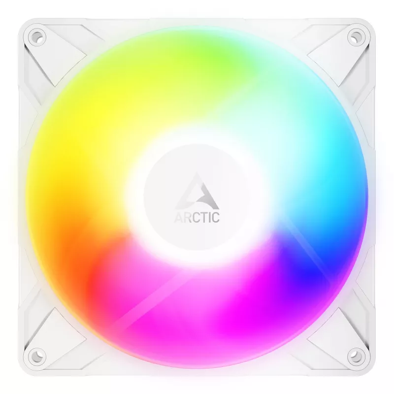 ARCTIC Freezer P14 Pro Reverse A-RGB (White) - 3 Pack - 140 mm A-RGB PWM ventiliatorius su kabelių skirstytuvu