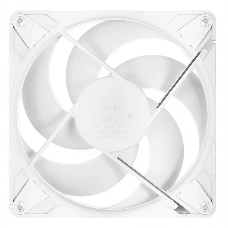 ARCTIC Freezer P14 Pro Reverse A-RGB (White) - 3 Pack - 140 mm A-RGB PWM ventiliatorius su kabelių skirstytuvu