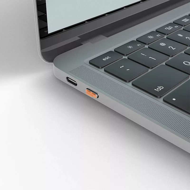 Lindy USB Type C prievadų blokatoriai (be rakto) - pakuotė po 10, oranžiniai