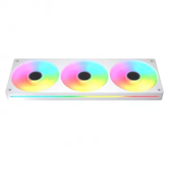 Ventiliatorius COUGAR Unity360-FB vieno rėmo 360 ARGB PWM Forward, 120 mm, 700–2500 RPM, FDB, balta