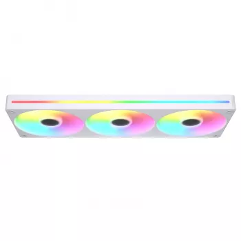 Ventiliatorius COUGAR Unity360-FB vieno rėmo 360 ARGB PWM Forward, 120 mm, 700–2500 RPM, FDB, balta
