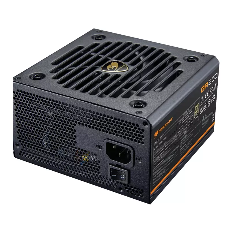 Maitinimo blokas Cougar GR 850W ATX3.1 PCIe 5.1 80 PLUS Gold, 850 W, 20+4 pin ATX, 120 mm ventiliatorius, juodas