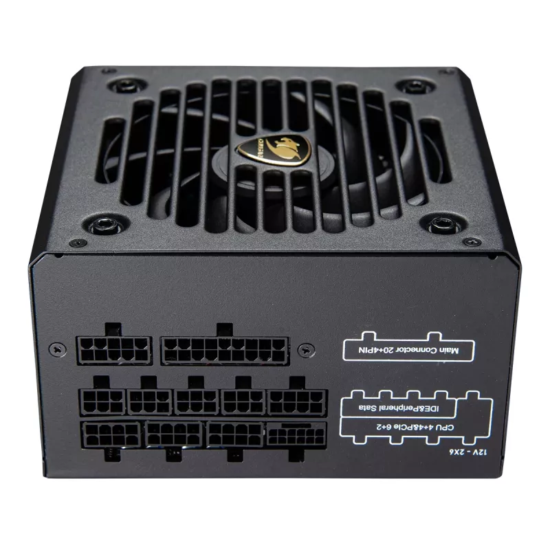 Maitinimo blokas Cougar GR 850W ATX3.1 PCIe 5.1 80 PLUS Gold, 850 W, 20+4 pin ATX, 120 mm ventiliatorius, juodas