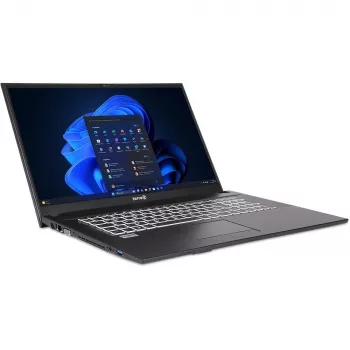 TERRA MOBILE 1716R Intel® Core™ i3 i3-1315U Nešiojamasis kompiuteris 43.9 cm (17.3 col.) Full HD 16 GB DDR4-SDRAM 500 GB SSD Wi-Fi 6 (802.11ax) Windows 11 Pro Vokiška Pilka