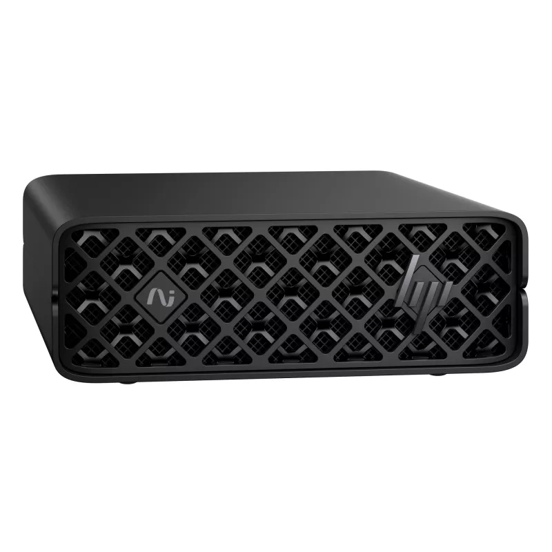 HP ZGX Nano G1n AI GB10 128 GB LPDDR5x-SDRAM 4 TB SSD Linux Mini PC darbo stotis AI darbo stotis, AI kompiuteris juoda