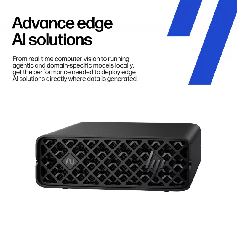 HP ZGX Nano G1n AI GB10 128 GB LPDDR5x-SDRAM 4 TB SSD Linux Mini PC darbo stotis AI darbo stotis, AI kompiuteris juoda