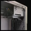 PC Micro Tower korpusas LC-Power 2004MB-V3, Micro-ATX/Mini-ITX, juodas, viršutinis PSU, palaiko 2×3,5 colio + 2×2,5 colio, USB 3.2 Gen1