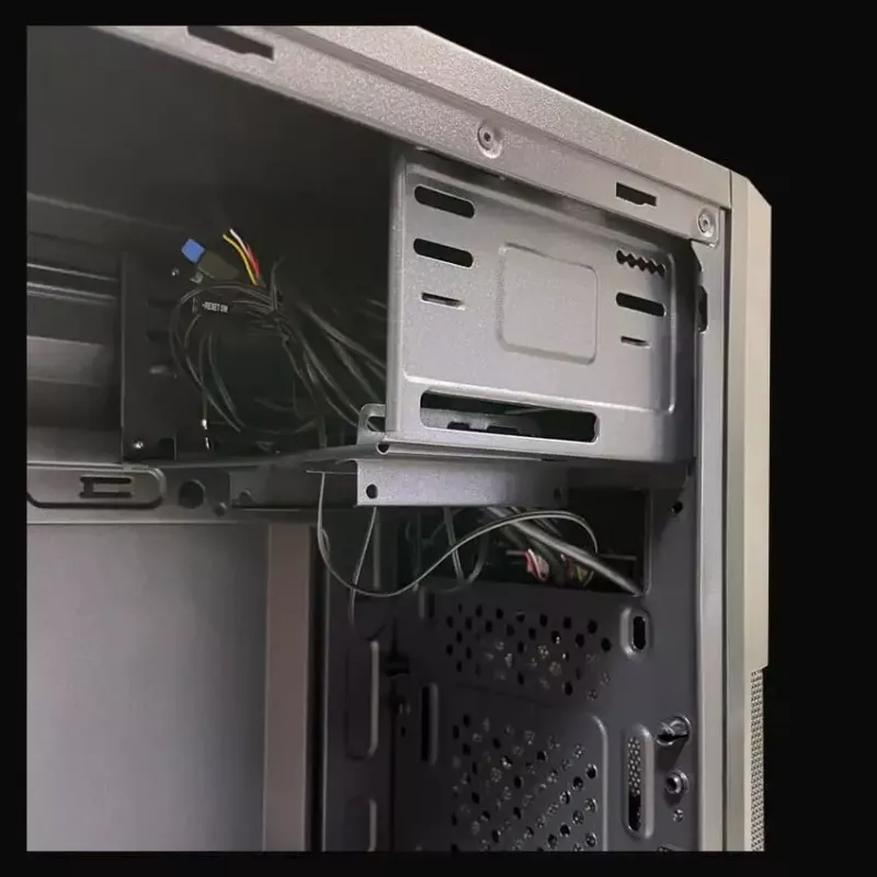 PC Micro Tower korpusas LC-Power 2004MB-V3, Micro-ATX/Mini-ITX, juodas, viršutinis PSU, palaiko 2×3,5 colio + 2×2,5 colio, USB 3.2 Gen1