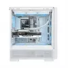 „Thermaltake TH360 V3 Ultra ARGB“ daugiafunkcis skysčio aušintuvas – 3x 120 mm ventiliatoriai, 500–2500 RPM, 12 V, baltas