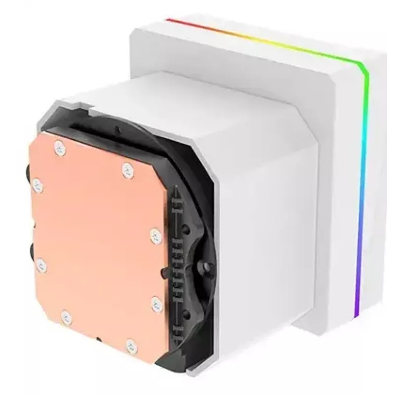 „Thermaltake TH360 V3 Ultra ARGB“ daugiafunkcis skysčio aušintuvas – 3x 120 mm ventiliatoriai, 500–2500 RPM, 12 V, baltas