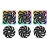 Thermaltake MAGCurve 360 Ultra AIO skysčio CPU aušintuvas su ARGB ventiliatoriais, 360 mm radiatorius, juodas