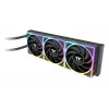 Thermaltake MAGCurve 360 Ultra AIO skysčio CPU aušintuvas su ARGB ventiliatoriais, 360 mm radiatorius, juodas