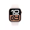 Išmanusis laikrodis Apple Watch Series 10 GPS + Cellular 42 mm rožinio aukso aliuminio korpusas su šviesiai rausvo sportiniu dirželiu M/L