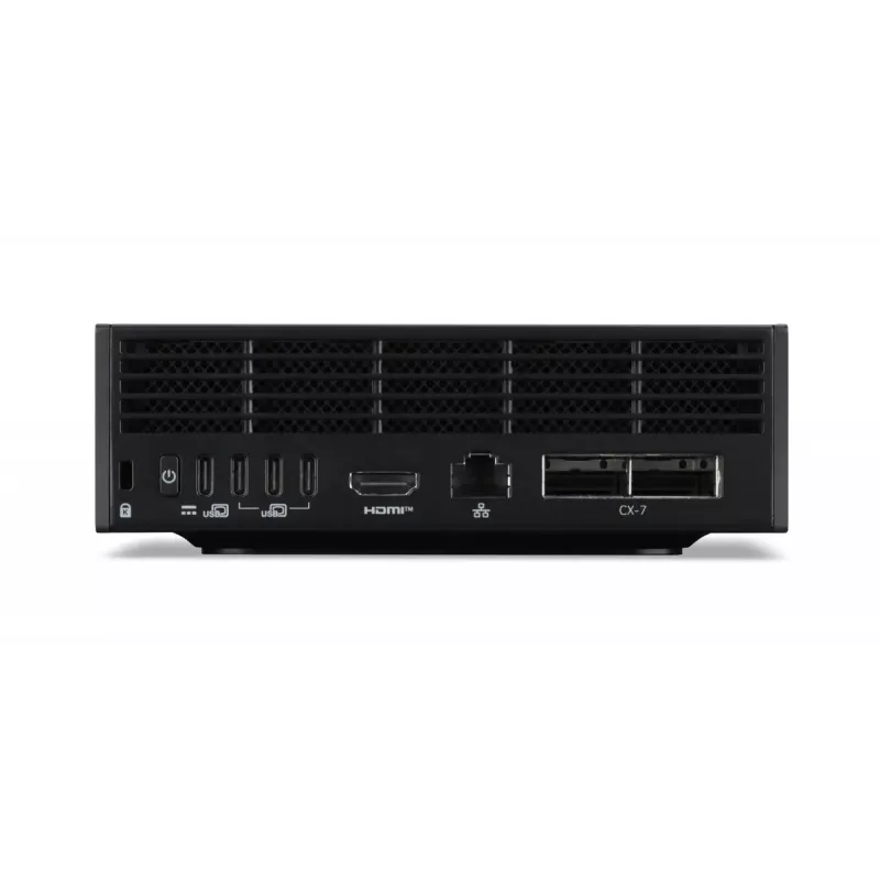 Mini PC Workstation Acer Veriton VGN100 GB10, 128 GB LPDDR5x, 4 TB SSD, NVIDIA Juodawell, DGX OS, Juoda/Pilka