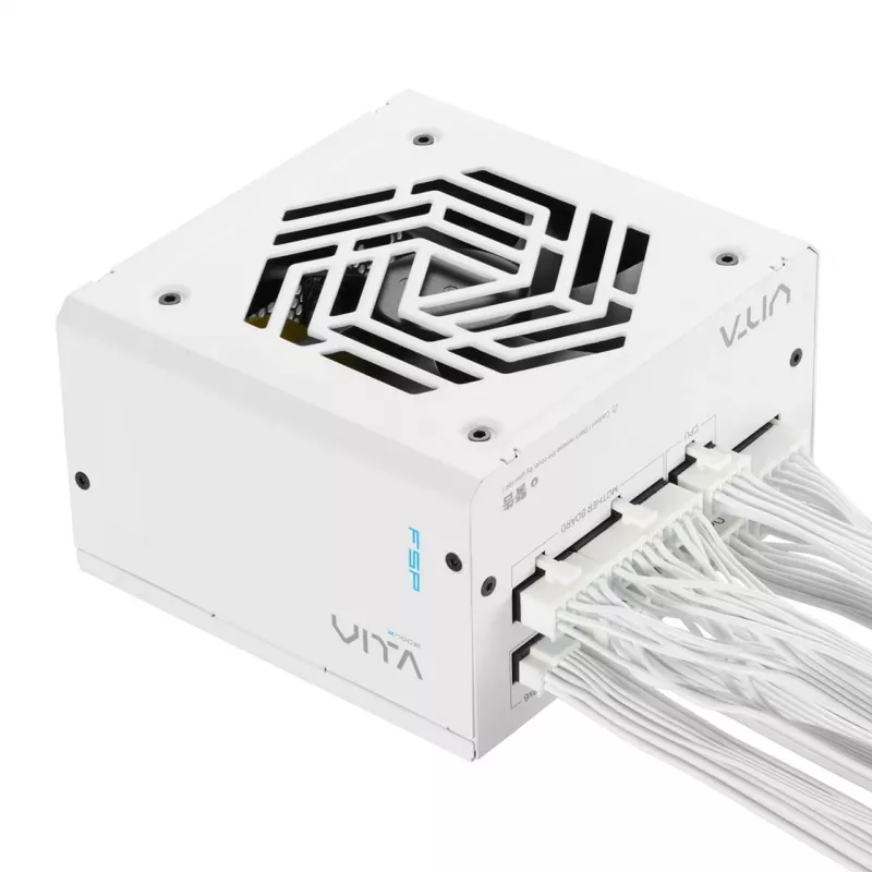 FSP VITA GM 1000W White maitinimo blokas ATX ATX3.1 Baltas, 1000 W, 100 - 240 V, 50/60 Hz, 12 - 6 A, Aktyvus, 100 W