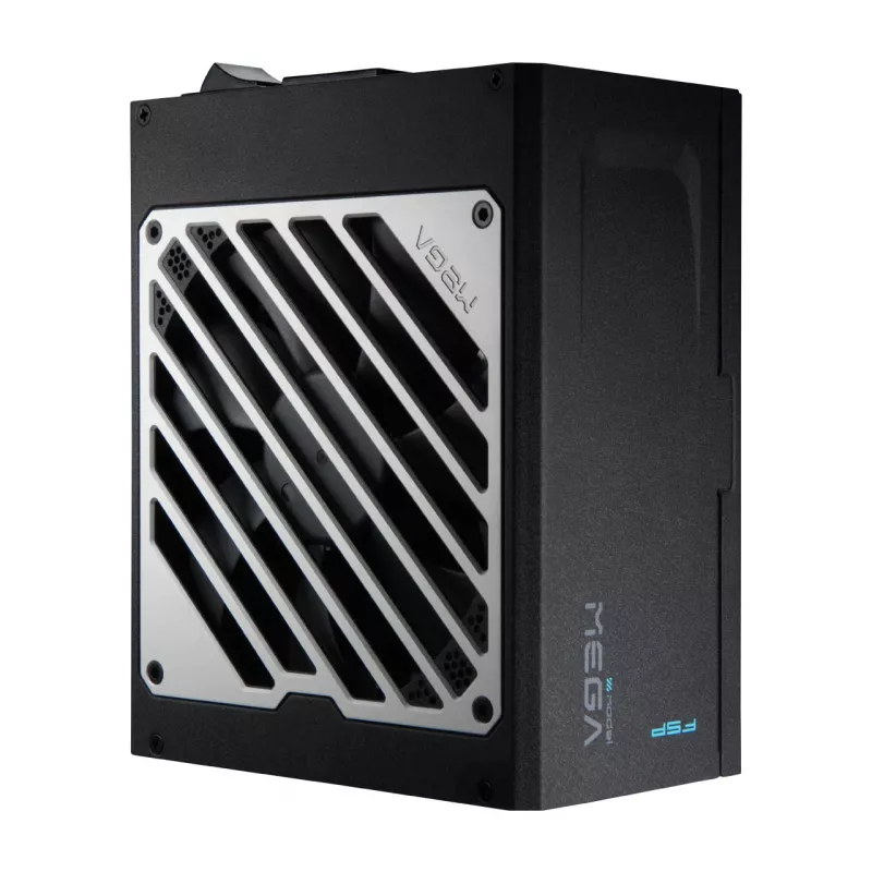 FSP MEGA TI 1350W maitinimo blokas ATX ATX3.1 juodas, 1350 W, 100–240 V, 50/60 Hz, 8–15 A, 120 W, 1350 W