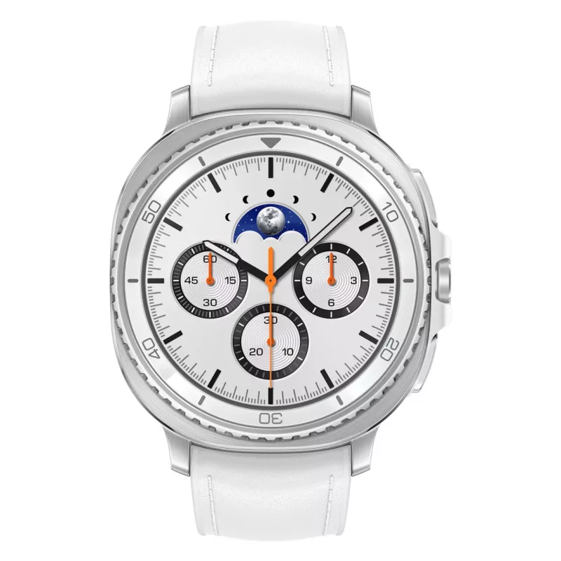 Samsung Galaxy Watch8 Classic 3,3 cm (1,3 colio) AMOLED 46 mm Skaitmeninis 438 x 438 pikseliai Jutiklinis ekranas Sidabrinis Wi-Fi GPS (palydovinis)