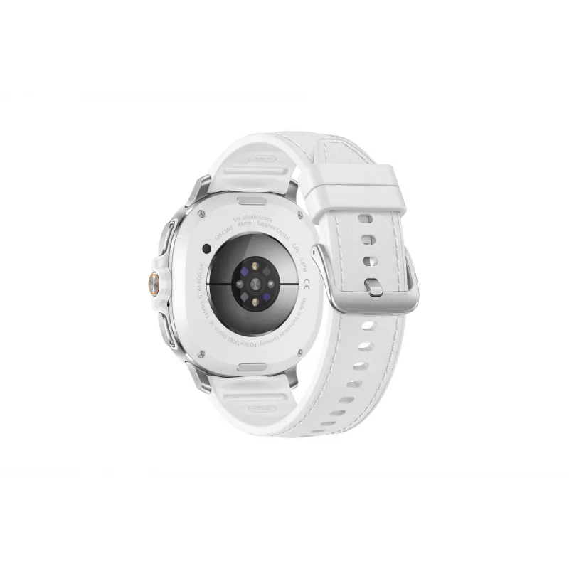 Samsung Galaxy Watch8 Classic 3,3 cm (1,3 colio) AMOLED 46 mm Skaitmeninis 438 x 438 pikseliai Jutiklinis ekranas Sidabrinis Wi-Fi GPS (palydovinis)