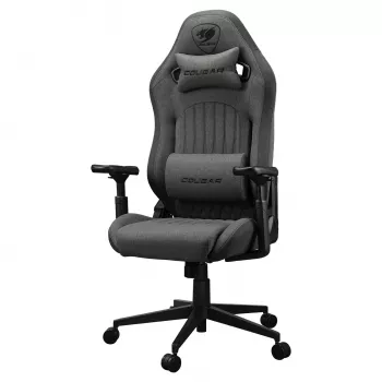 Universali žaidimų kėdė Cougar CGR-EPF-ROG — juoda/pilka, 125 cm min. aukštis, 710×670 mm sėdynė, 120 kg maks. apkrova