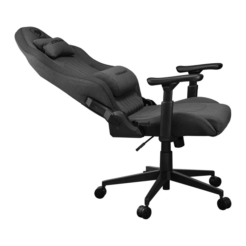 Universali žaidimų kėdė Cougar CGR-EPF-ROG — juoda/pilka, 125 cm min. aukštis, 710×670 mm sėdynė, 120 kg maks. apkrova