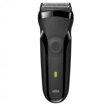 Braun Series 3 301s folijos skutiklis su kirpimo įrankiu, juodas