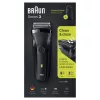 Braun Series 3 301s folijos skutiklis su kirpimo įrankiu, juodas