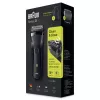 Braun Series 3 301s folijos skutiklis su kirpimo įrankiu, juodas