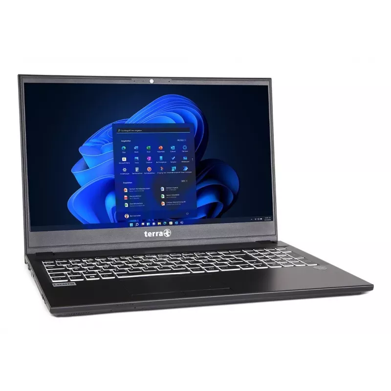 TERRA Mobile 1516R Intel® Core™ i5 i5-1334U Nešiojamas kompiuteris 39,6 cm (15,6 col.) Full HD 16 GB DDR4-SDRAM 1 TB SSD Wi-Fi 6 (802.11ax) Windows 11 Pro Vokiečių Juodas