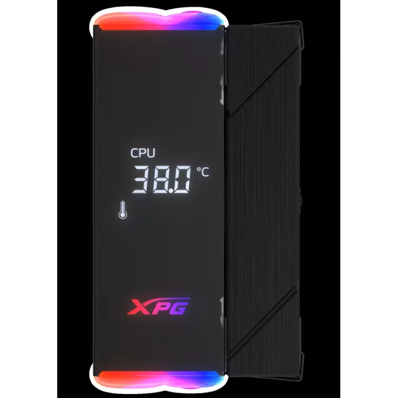 XPG MAESTRO PLUS 42SA procesoriaus oro aušintuvas, Oro aušintuvas, 12 cm, Juoda