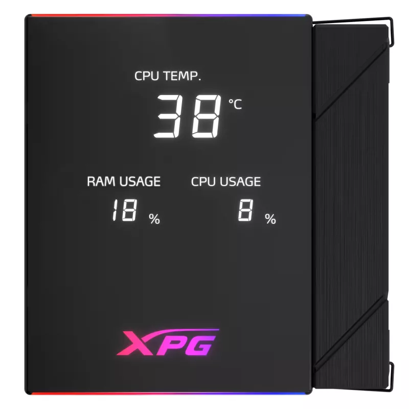 XPG MAESTRO PLUS 62DA CPU oro aušintuvas, Oro aušintuvas, 12 cm, Juoda