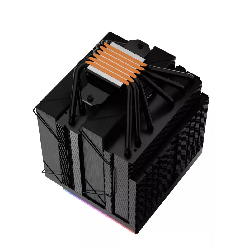 XPG MAESTRO PLUS 62DA CPU oro aušintuvas, Oro aušintuvas, 12 cm, Juoda