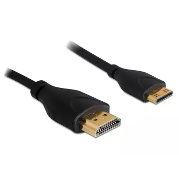 HDMI laidas Ethernet A -> mini C St/St 1,00 m plonas DELOCK 83132