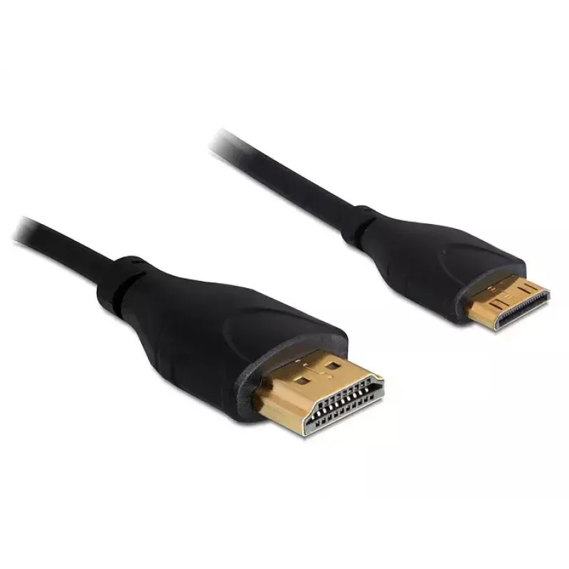 HDMI laidas Ethernet A -> mini C St/St 1,00 m plonas DELOCK 83132