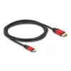 DeLOCK USB Type-C į DisplayPort kabelis 8K 30Hz HDR 2m raudonas