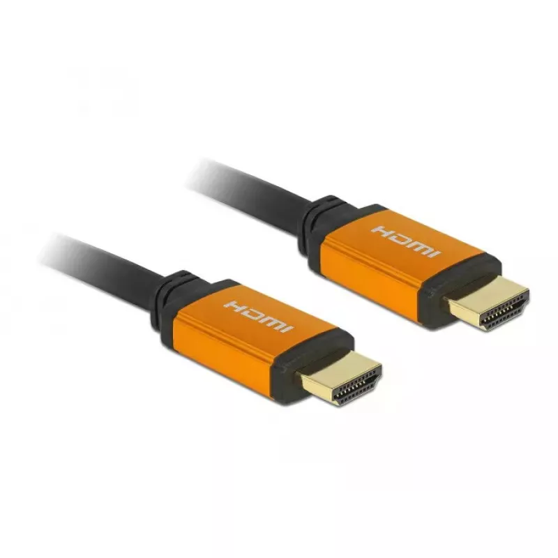 HDMI laidas DeLOCK 86987 3 m HDMI Type A Standard juoda geltona