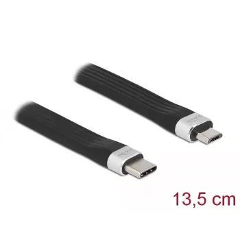 FPC plokščias Ribbon kabelis DeLOCK USB 2.0 Type-C to Micro-B 86793
