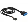 Vidinis USB kabelis DeLOCK 83777 0,6 m, iš kištuko į lizdą