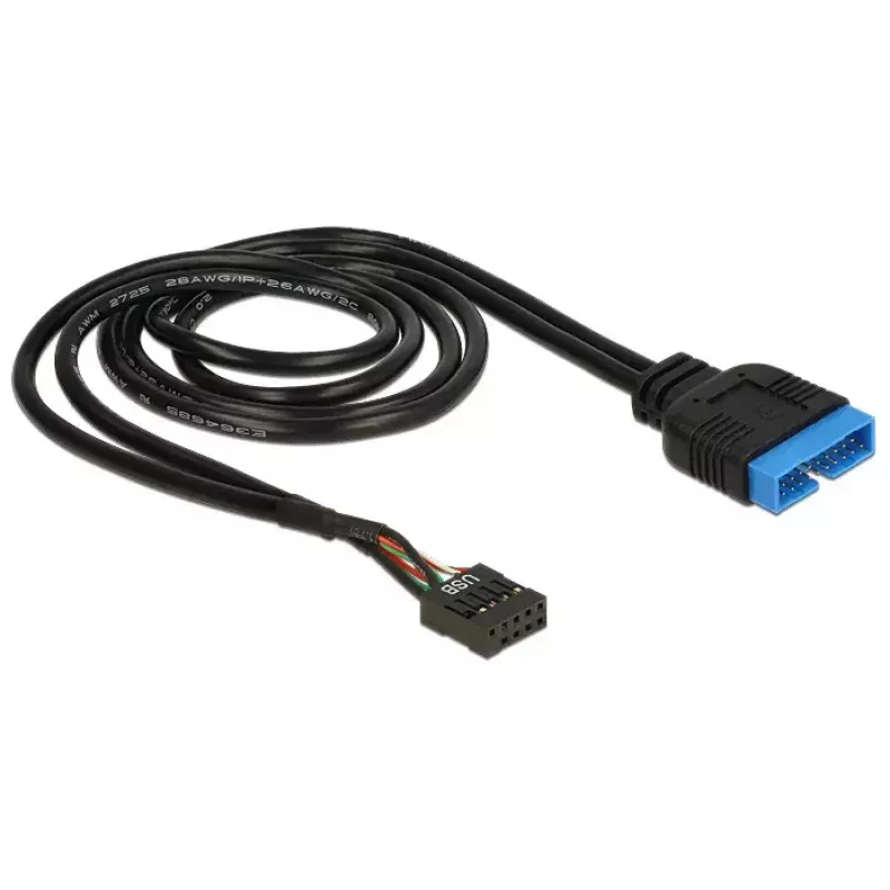 Vidinis USB kabelis DeLOCK 83777 0,6 m, iš kištuko į lizdą