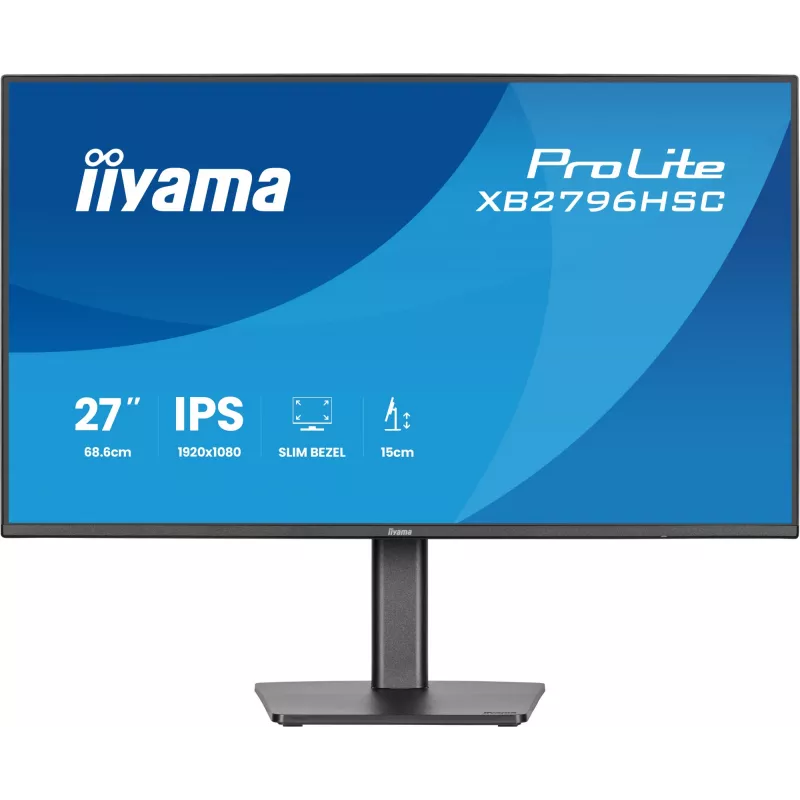 iiyama ProLite XB2796HSC-B1 kompiuterio monitorius 68,6 cm (27 col.) 1920 x 1080 pikselių Full HD LED juodas