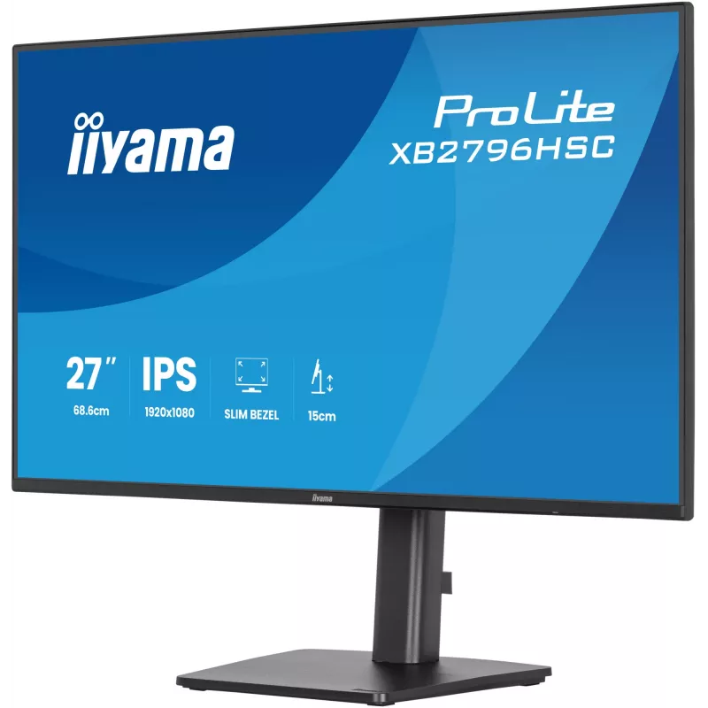 iiyama ProLite XB2796HSC-B1 kompiuterio monitorius 68,6 cm (27 col.) 1920 x 1080 pikselių Full HD LED juodas