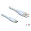 DeLOCK USB kabelis USB 2.0 4 m USB A USB C Mėlynas 81224
