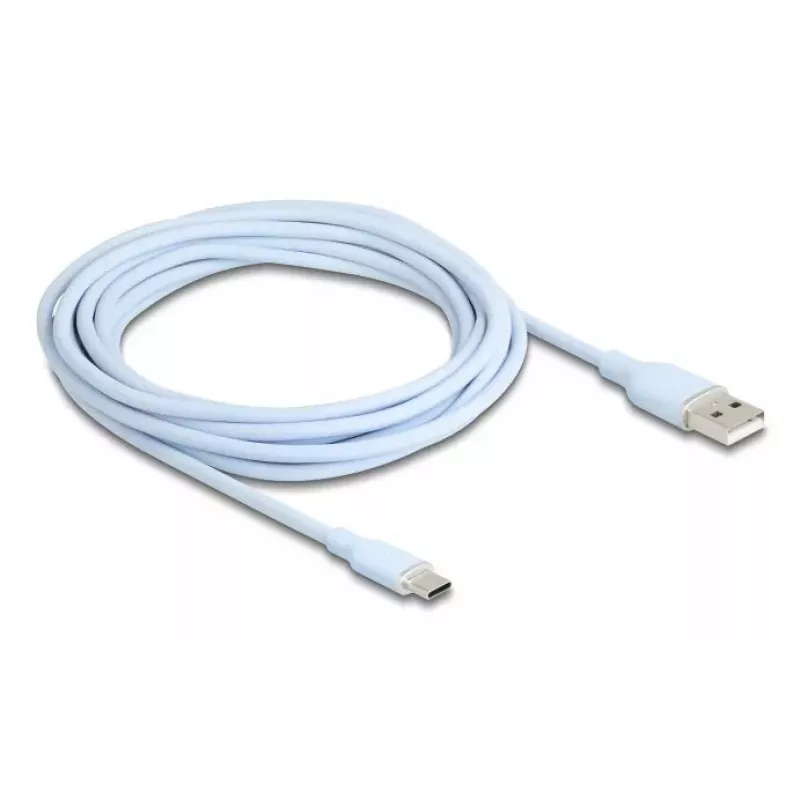 DeLOCK USB kabelis USB 2.0 4 m USB A USB C Mėlynas 81224