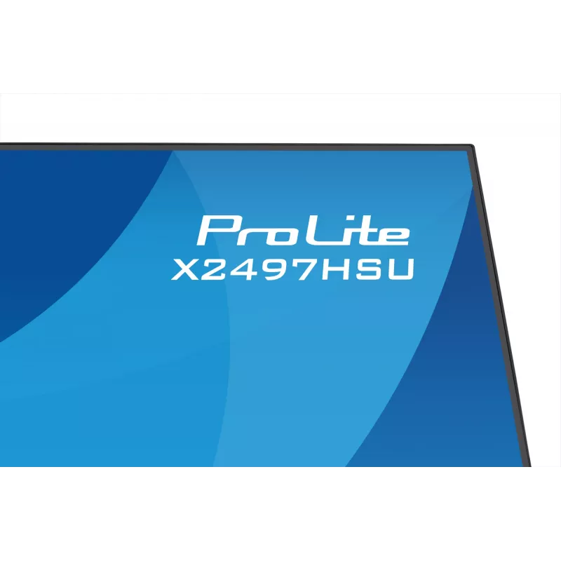 IIYAMA ProLite X2497HSU-B1 monitorius 23,8 colio (60,5 cm) Full HD IPS 1920×1080 4 ms USB‑C 2×, garsiakalbiai, VESA, juodas