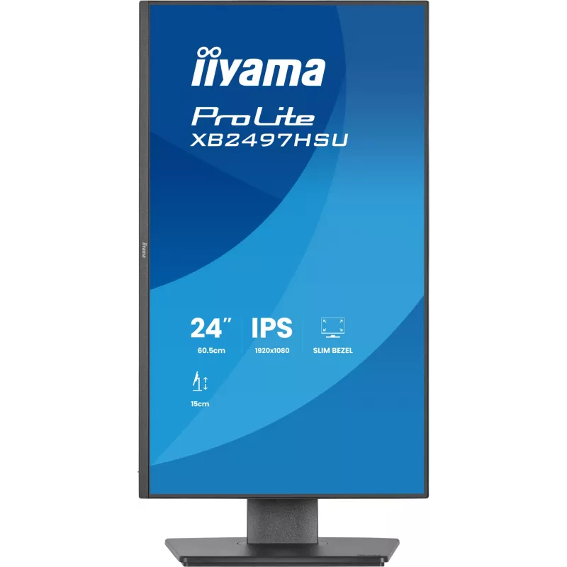 iiyama ProLite XB2497HSU-B1 kompiuterio monitorius 60,5 cm (23,8 col.) 1920 x 1080 pikseliai Full HD LED juodas