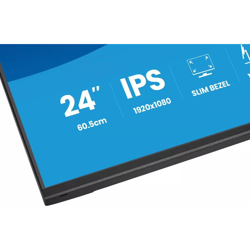 iiyama ProLite XB2497HSU-B1 kompiuterio monitorius 60,5 cm (23,8 col.) 1920 x 1080 pikseliai Full HD LED juodas